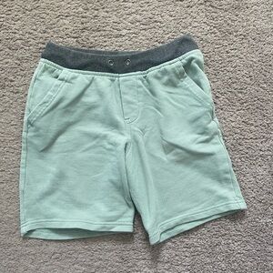 Boys Wonder Nation Green and Gray Relaxed Fit Shorts